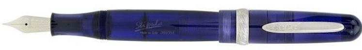Etruria Rainbow - Stipula Clear Purple Ltd Edition Fountain Pen Steel,Titanium or 14K Nib